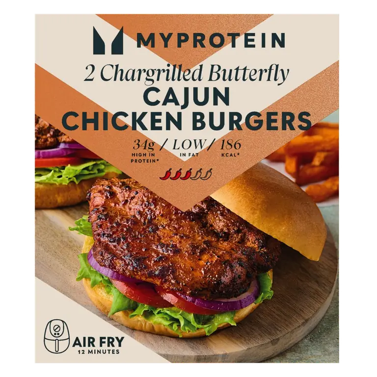 Myprotein 2 Chargrilled Butterfly Cajun Chicken Burgers 300g