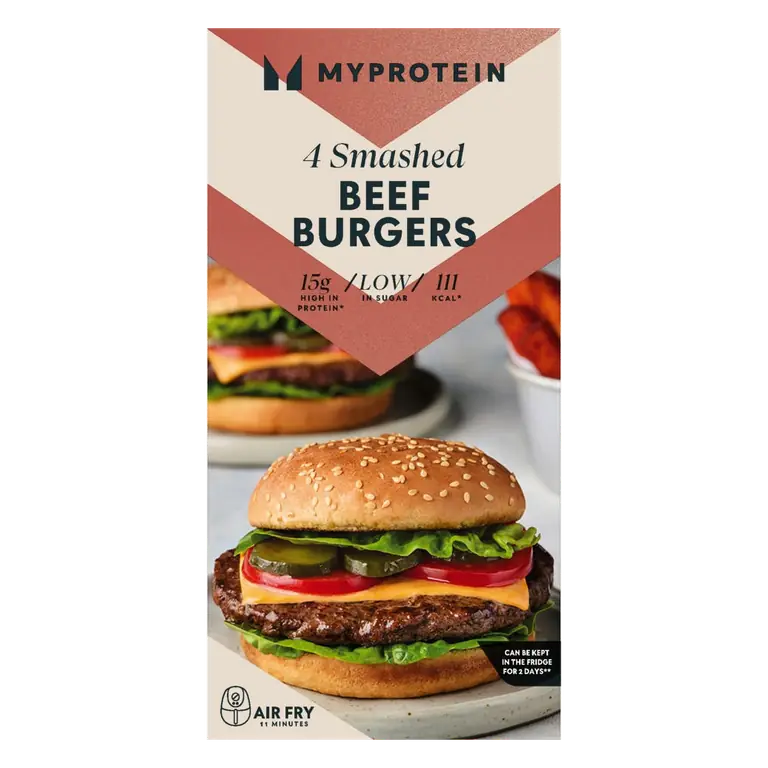 Myprotein 4 Smashed Beef Burgers 340g