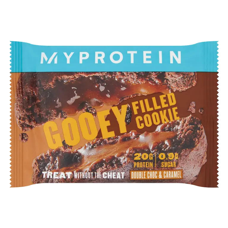 Myprotein Double Chocolate & Caramel Flavour Gooey Filled Cookie 75g