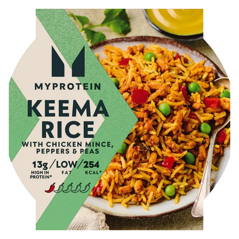 Myprotein Keema Rice with Chicken Mince, Peppers & Peas 250g