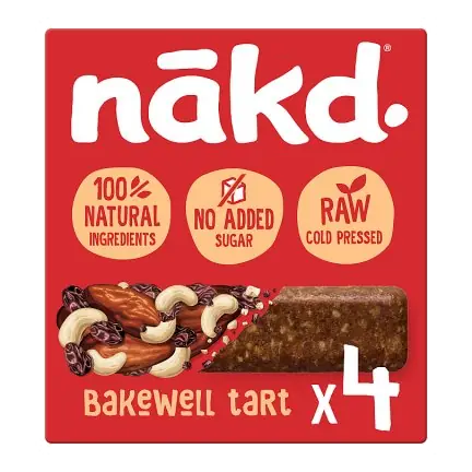 Nakd Bakewell Tart Wholefood Bars