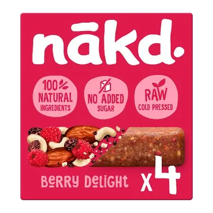 nakd. Berry Delight Fruit & Nut Bars Multipack