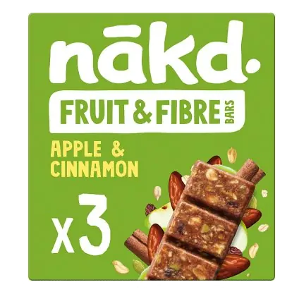 nakd. Fruit & Fibre Apple & Cinnamon Multipack