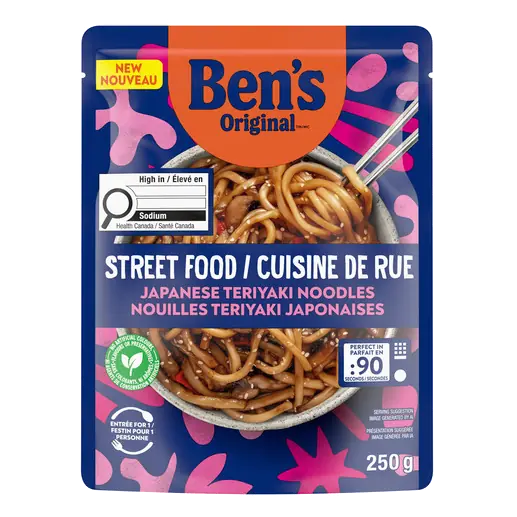 Ben's Original Street Food Noodles Japanese Teriyaki Style 250 g