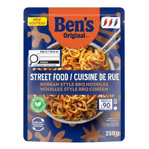 Ben's Original Street Food Noodles Korean BBQ Style 250 g