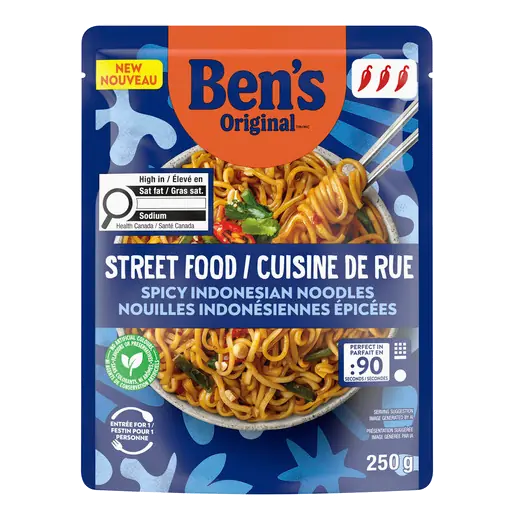 Ben's Original Street Food Noodles Spicy Indonesian Style 250 g