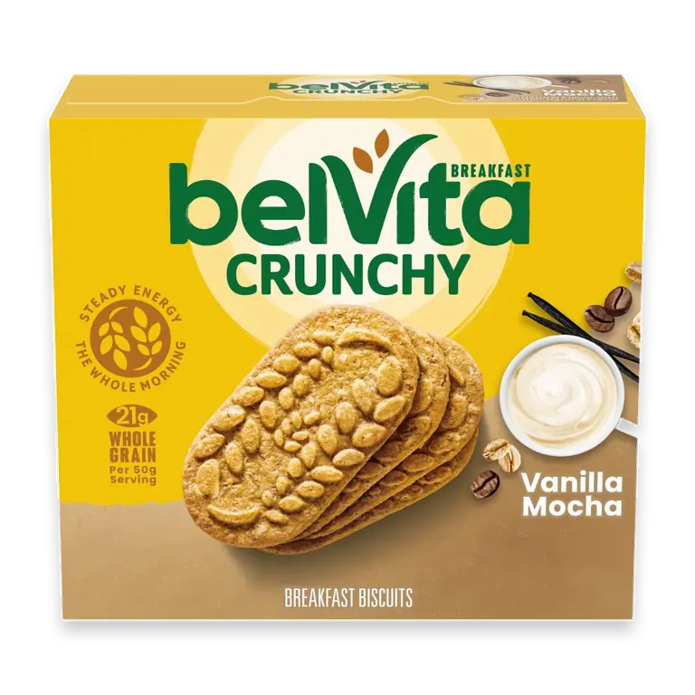 belVita Vanilla Mocha Breakfast Bars Biscuits