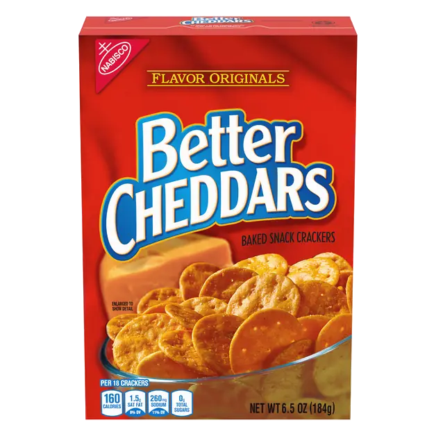 Better Cheddars Baked Crackers