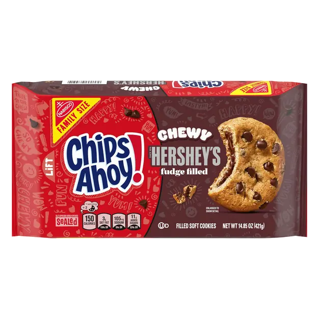 Chewy Hershey's Fudge Filled Cookies Family Size