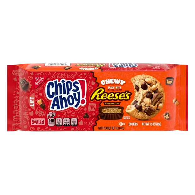 Chewy Reese's Peanut Butter Cup Chocolate Chip Cookies
