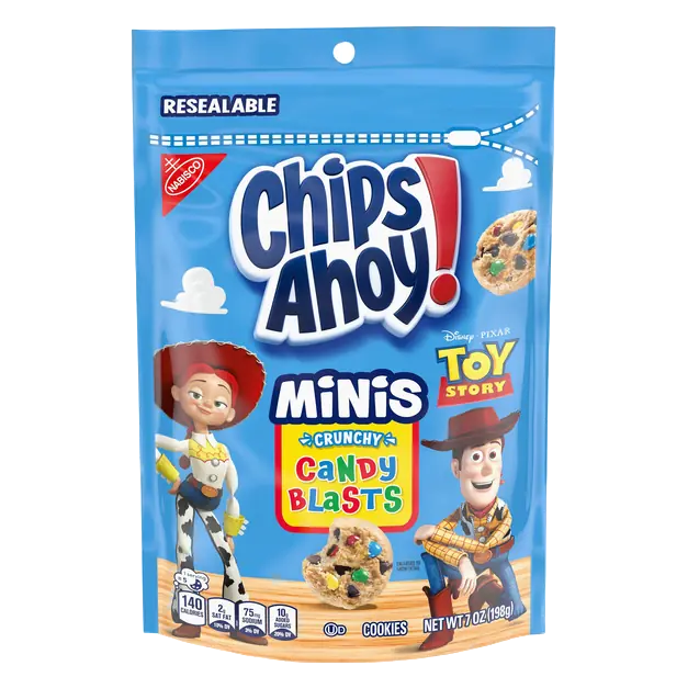 Minis Candy Blasts Fudgy Chocolate Chip Cookies
