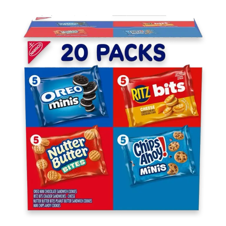 OREO CHIPS AHOY! Nutter Butter RITZ Bits Cookies & Crackers Variety Pack