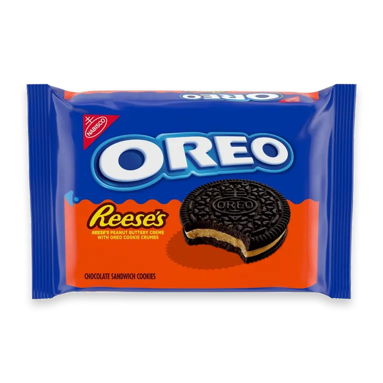 OREO REESE'S Peanut Buttery Creme Chocolate Sandwich Cookies
