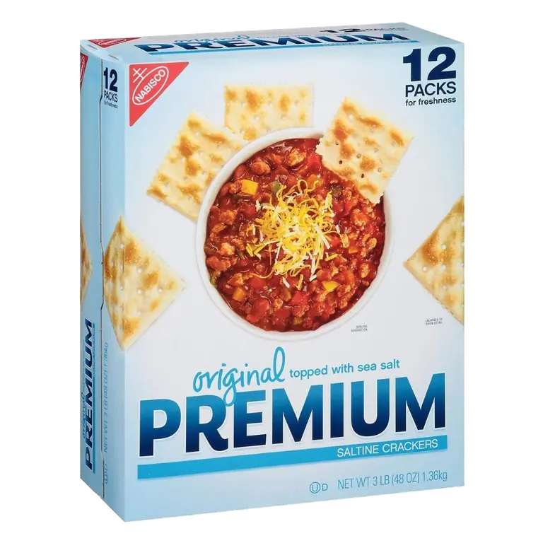 Original Topped with Sea Salt Saltine Premium Crackers