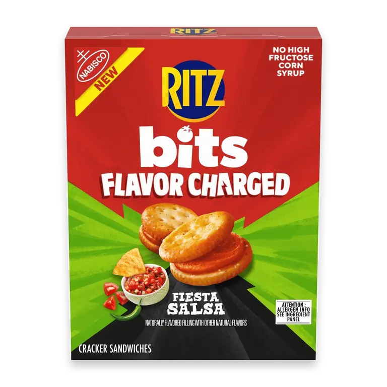 RITZ Bits Flavor Charged Fiesta Salsa Sandwich Crackers