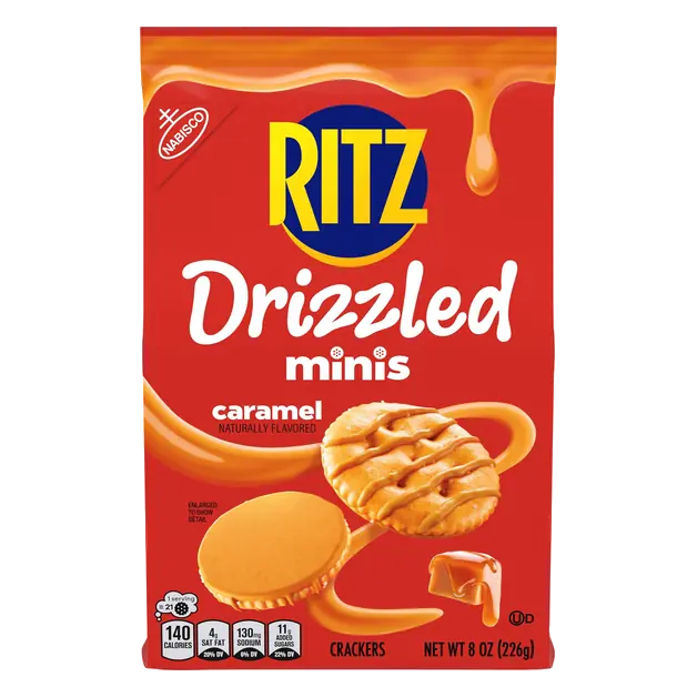 Drizzled Minis Caramel Crackers