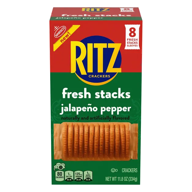 Jalapeno Pepper Crackers Fresh Stacks - 8 ct