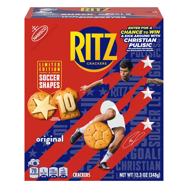 Limited Edition Soccer Shapes Original Crackers