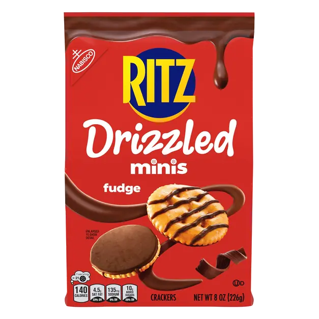 Mini Drizzled Fudge Crackers