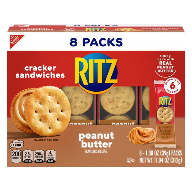 Peanut Butter Sandwich Crackers - 8 ct