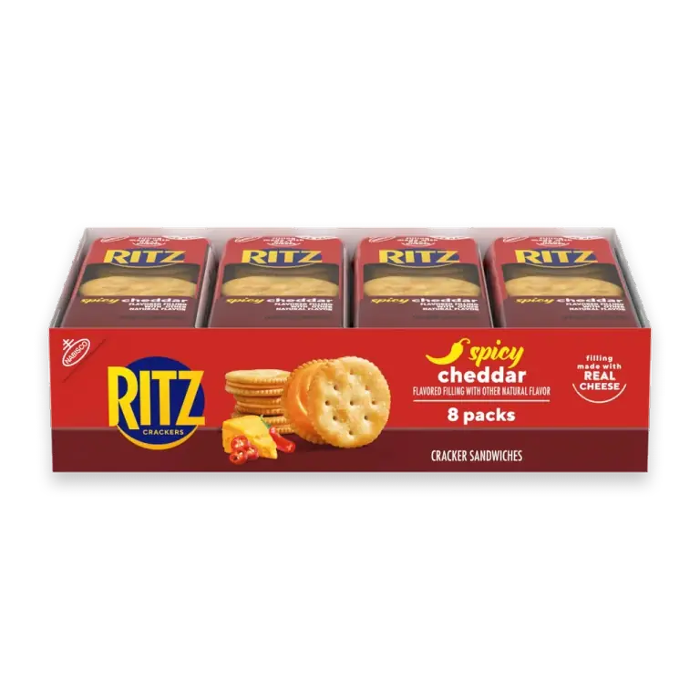RITZ Spicy Cheddar Cheese Sandwich Crackers