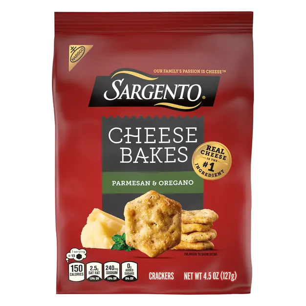 Sargento Parmesan & Oregano Cheese Bakes Crackers