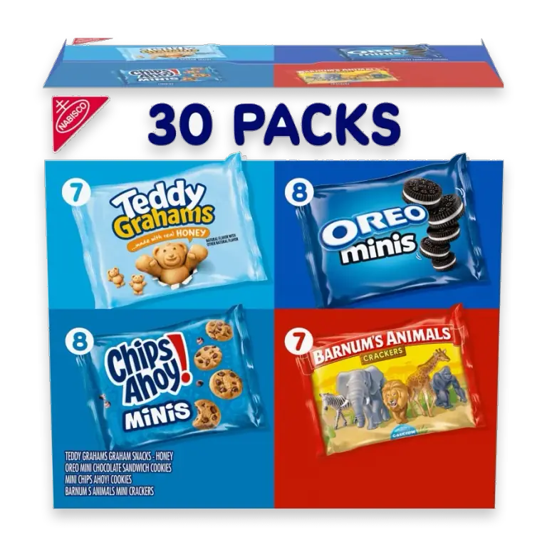 Team Favorities OREO CHIPS AHOY! Teddy Grahams & Barnum's Cookies Variety Pack
