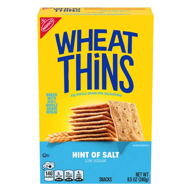 Low Sodium Hint of Salt Whole Grain Crackers