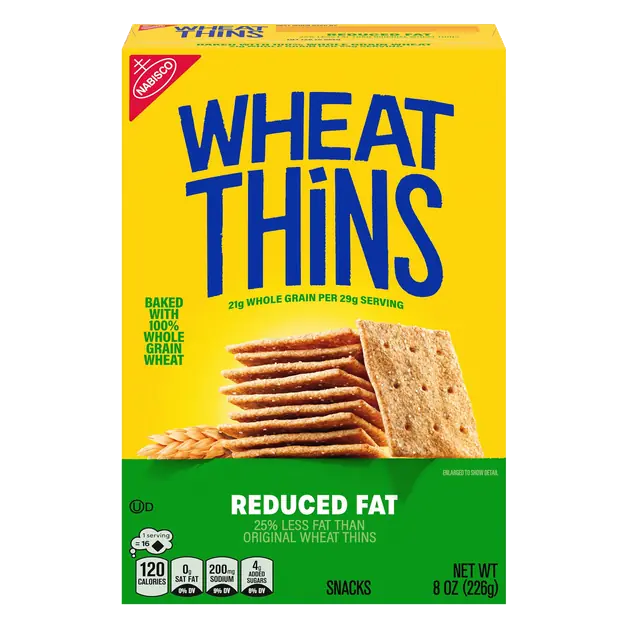 Reduced Fat Whole Grain Crackers