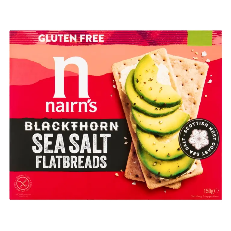 Gluten Free Blackthorn Sea Salt Flatbreads 125g