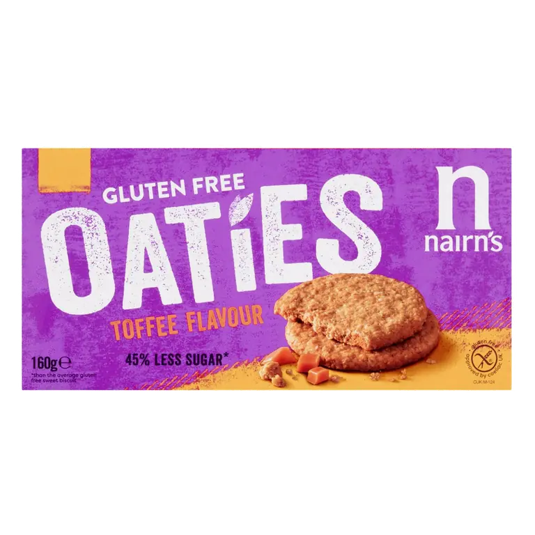 Gluten Free Oaties Toffee Flavour 160g
