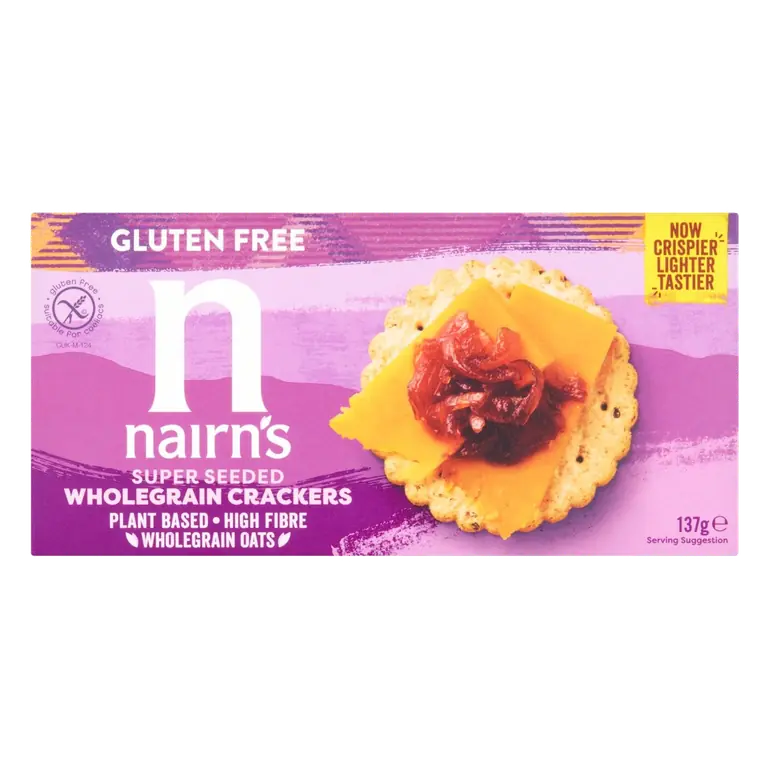 Gluten Free Super Seeded Wholegrain Crackers