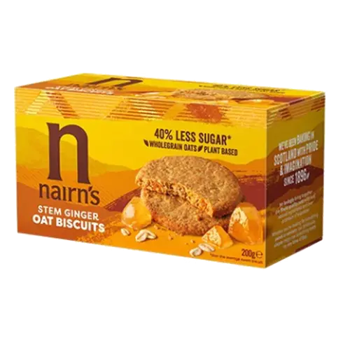 Oat Biscuits Stem Ginger 200 g