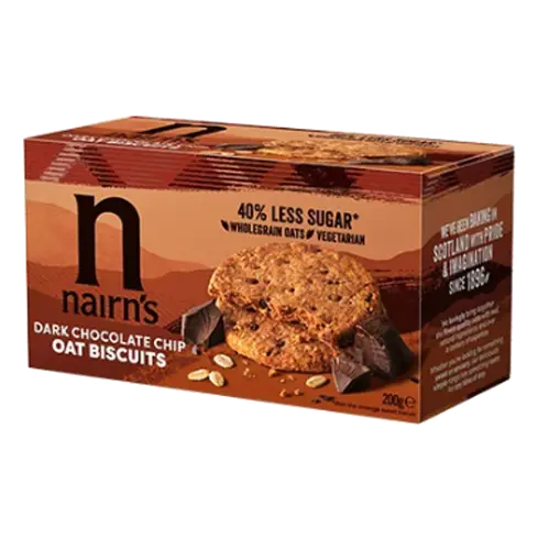 Oat Cookies Dark Chocolate Chip 200 g