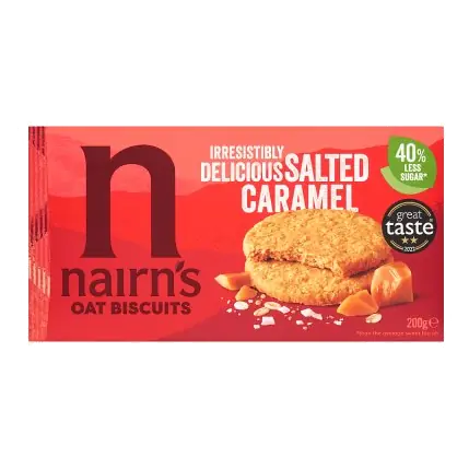 Salted Caramel Oat Biscuits