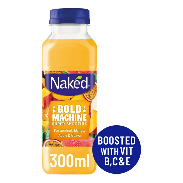 Gold Machine Passionfruit Mango & Guava Super Smoothie 300ml