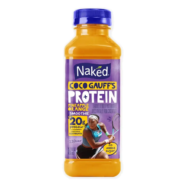 Naked Juice Pineapple Orange Coco Gauff's Protein Smoothie, 15.2 fl oz