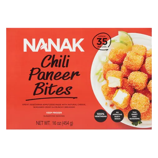 Frozen Paneer Bites Sweet Chili 454 g