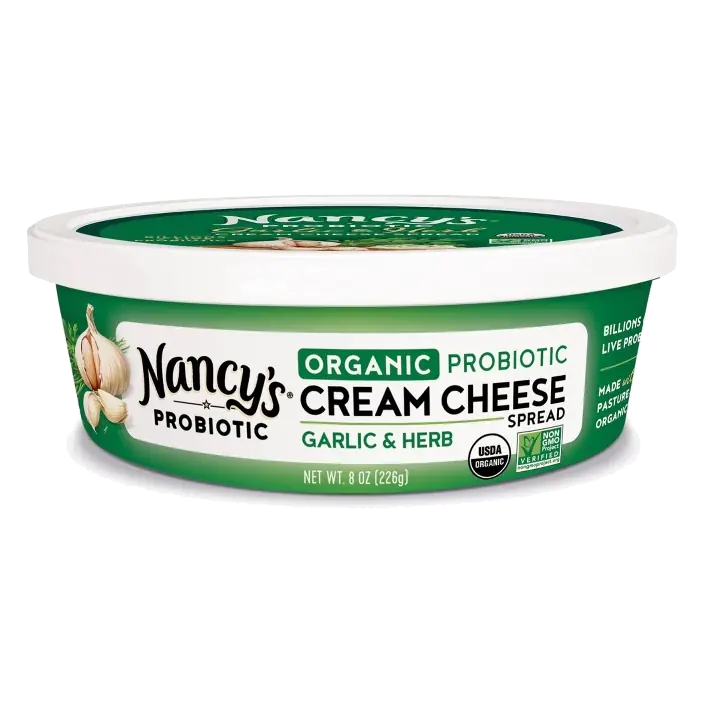 Nancy's Organic Garlic Herb Cream Cheese Spread, 8oz