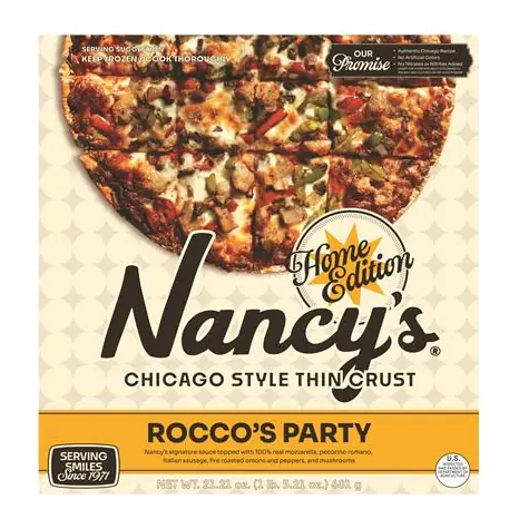 Nancy's Chicago Style Thin Crust, Rocco's Party Pizza