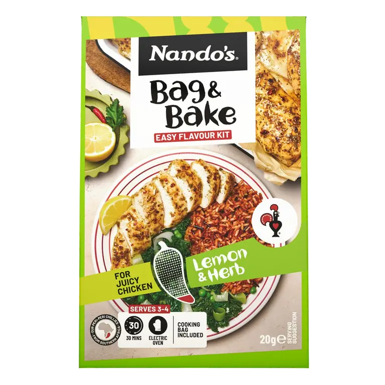 Peri-Peri Bag & Bake Lemon & Herb 20g