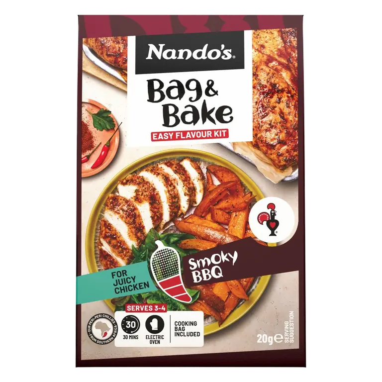 Peri-Peri Bag & Bake Smokey BBQ Medium 20g