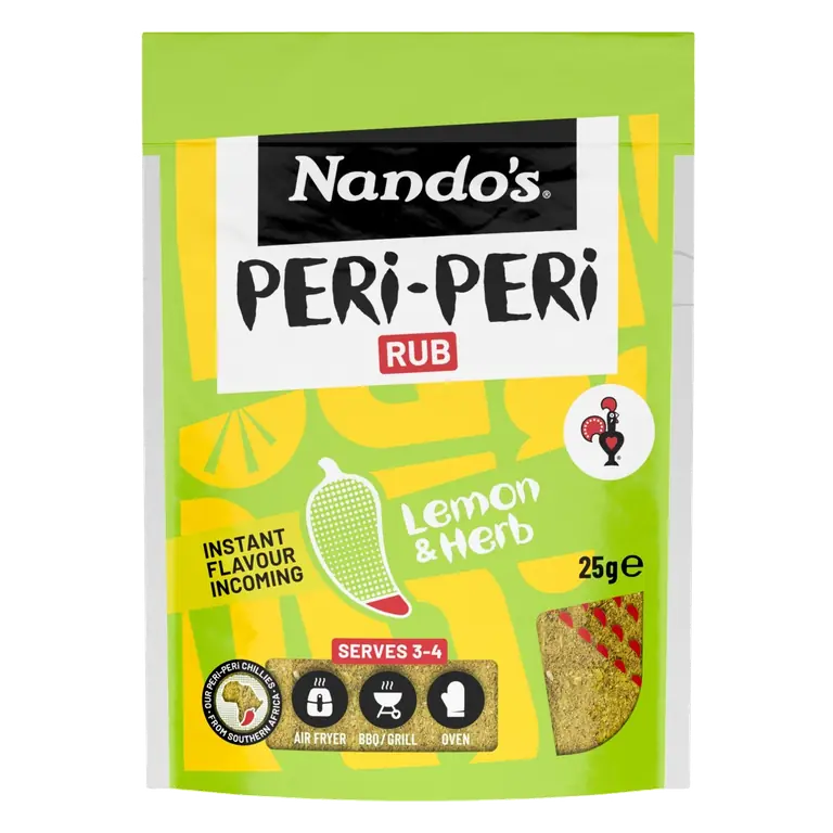Peri-Peri Rub Lemon & Herb Extra Mild 25g