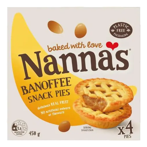 Banoffee Snack Pies 4 Pack
