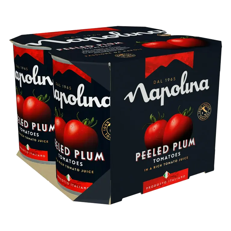 Peeled Plum Tomatoes 4x400g
