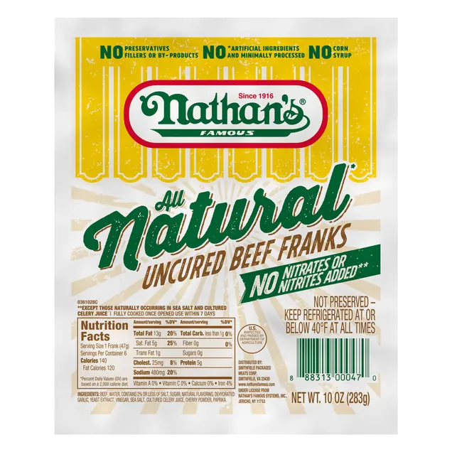 All Natural Uncured Beef Franks