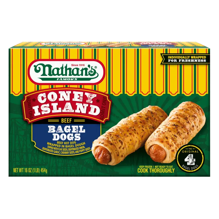 Coney Island Beef Bagel Dogs