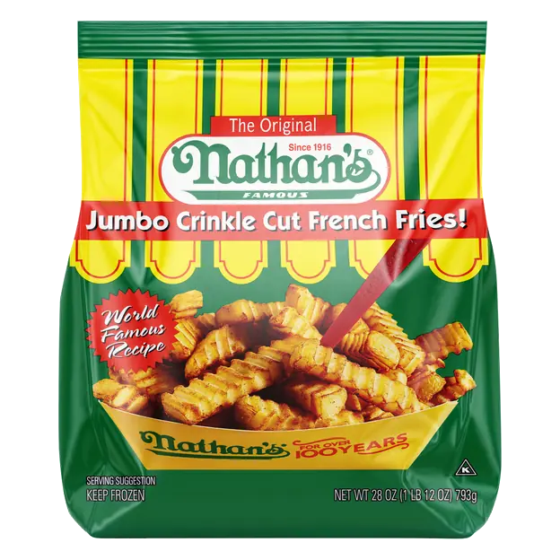 Jumbo Crinkle Cut French Fries Frozen