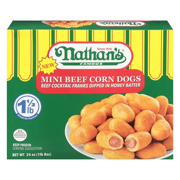 Mini Beef Corn Dogs Frozen