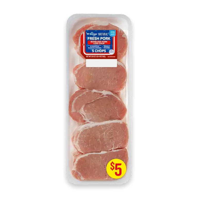Kroger Fresh Naturalˆ Pork Loin Chops Boneless